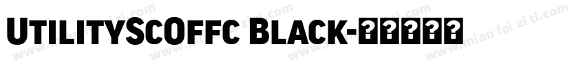 UtilityScOffc Black字体转换